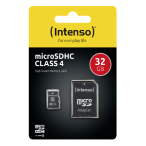 Intenso 3403480 flashgeheugen 32 GB MicroSDHC Klasse 4
