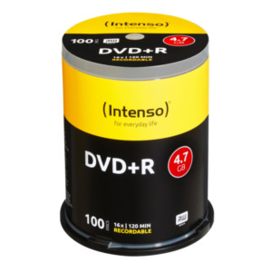 Intenso 4111156 lege dvd 4,7 GB DVD+R 100 stuk(s)