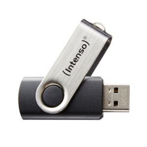 Intenso Basic Line USB flash drive 16 GB USB Type-A 2.0 Zwart, Zilver