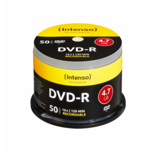 Intenso DVD-R 4.7GB, 16x 4,7 GB 50 stuk(s)