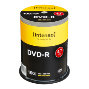 Intenso DVD-R 4.7GB 4,7 GB 100 stuk(s)