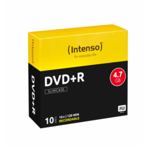 Intenso DVD+R 4.7 GB 16x 4,7 GB 10 stuk(s)