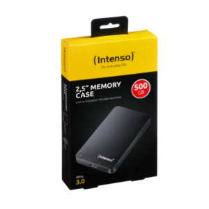 Intenso Memory Case 2.5" USB 3.0 externe harde schijf 500 GB Zwart