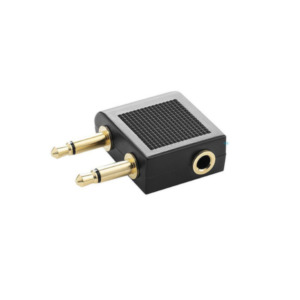 Jabra 14101-43 tussenstuk voor kabels 2x 3.5 mm 3,5 mm Zwart
