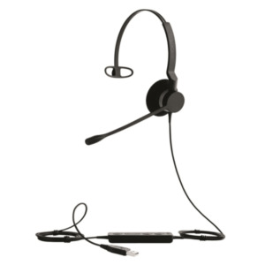 Jabra 2393-823-109 hoofdtelefoon/headset Bedraad Hoofdband Kantoor/callcenter USB Type-A Zwart