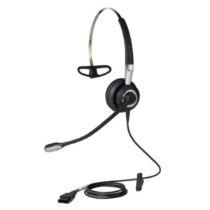 Jabra 2406-720-209 hoofdtelefoon/headset Bedraad Neckband, oorhaak, Hoofdband Kantoor/callcenter Zwart, Zilver