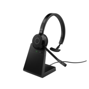 Jabra Evolve 65 TE Headset Bedraad en draadloos Hoofdband Kantoor/callcenter USB Type-A Bluetooth Oplaadhouder Zwart