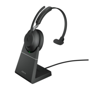 Jabra Evolve2 65 Link380a UC Mono Stand Black