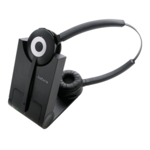 Jabra PRO 930 Duo Headset Draadloos Hoofdband Kantoor/callcenter Bluetooth Zwart