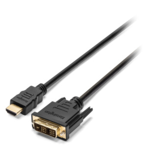 Kensington HDMI (M) to DVI-D (M) passive bi-directional cable, 1.8m (6ft)