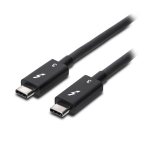 Kensington Thunderbolt 3-kabel van 0,7 m (40 Gbps, 100 W PD, gecertificeerde TB3, USB-C-compatibel)