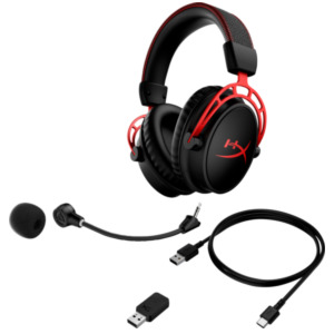 Kingston HyperX Cloud Alpha - Wireless Gaming Headset (zwart-rood)