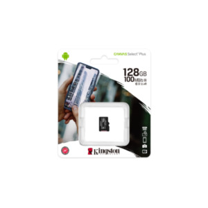 Kingston Technology 128GB micSDXC Canvas Select Plus 100R A1 C10 enkel pakket zonder ADP