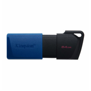 Kingston Technology DataTraveler Exodia M 64 GB, USB 3.2 Gen 1 (zwart + blauw) - 2 stuks