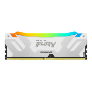 Kingston Technology FURY 16GB 6000MT/s DDR5 CL32 DIMM Renegade RGB White XMP