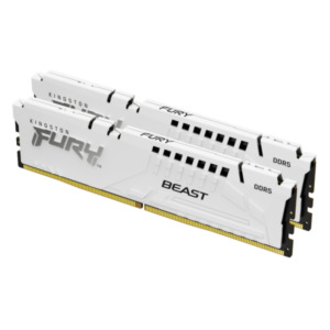 Kingston Technology FURY Beast 64GB 6000MT/s DDR5 CL40 DIMM (set van 2) White XMP