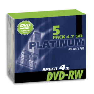 KWB Bestmedia DVD-RW 4.7 GB, 5 Pcs. 4,7 GB 25 stuk(s)