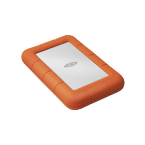 LaCie Rugged Mini externe harde schijf 1 TB Oranje, Zilver