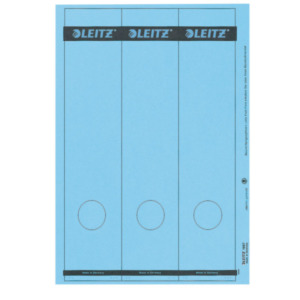 Leitz 16870035 etiket Rechthoek Blauw 75 stuk(s)