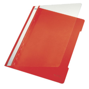 Leitz Presentation File A4 Red (25) stofklepmap PVC Rood
