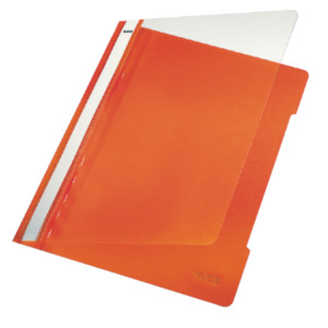 Leitz Standard Plastic File A4 Orange stofklepmap PVC Oranje