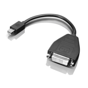 Lenovo 0B47090 video kabel adapter 0,2 m Mini-DisplayPort SL-DVI Zwart