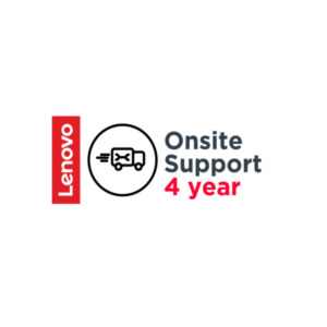 Lenovo 4 Year Onsite Support (Add-On) 1 licentie(s) 4 jaar