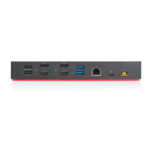 Lenovo 40AF0135IT laptop dock & poortreplicator Bedraad USB 3.2 Gen 2 (3.1 Gen 2) Type-C Zwart