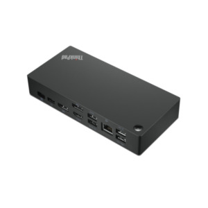 Lenovo 40AY0090CH laptop dock & poortreplicator Bedraad USB 3.2 Gen 1 (3.1 Gen 1) Type-C Zwart