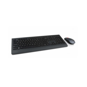 Lenovo 4X30H56824 toetsenbord Inclusief muis Universeel RF Draadloos QWERTY Fins, Zweeds Zwart