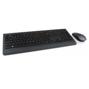 Lenovo 4X30H56829 toetsenbord Inclusief muis RF Draadloos QWERTY Amerikaans Engels Zwart