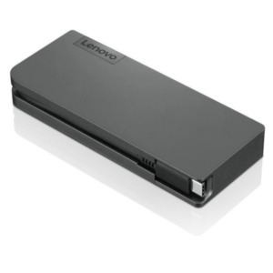 Lenovo 4X90S92381 notebook dock & poortreplicator Bedraad USB 3.2 Gen 1 (3.1 Gen 1) Type-C Grijs