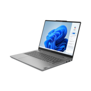 Lenovo IdeaPad 5 2-in-1 AMD Ryzen™ 7 8845HS Hybride (2-in-1) 35,6 cm (14") Touchscreen WUXGA 16 GB LPDDR5x-SDRAM 1 TB SSD Wi-Fi 6E (802.11ax) Windows 11 Home Grijs