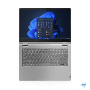 Lenovo ThinkBook 14s Yoga G3 IRU Intel® Core™ i5 i5-1335U Hybride (2-in-1) 35,6 cm (14") Touchscreen Full HD 8 GB DDR4-SDRAM 256 GB SSD Wi-Fi 6 (802.11ax) Windows 11 Pro Grijs