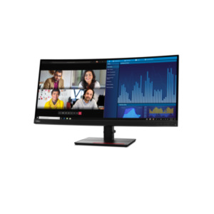 Lenovo ThinkVision P34w-20 86,7 cm (34.1") 3440 x 1440 Pixels Wide Quad HD LED Zwart