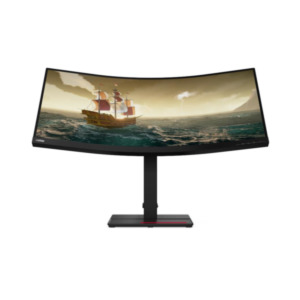 Lenovo ThinkVision T34w-20 computer monitor 86,4 cm (34") 3440 x 1440 Pixels UltraWide Quad HD LCD Zwart