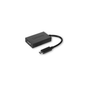Lenovo USB C - VGA USB grafische adapter 1920 x 1080 Pixels Zwart