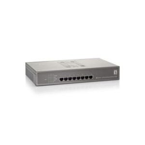 Level One FEP-0811W250 netwerk-switch Fast Ethernet (10/100) Power over Ethernet (PoE) Grijs