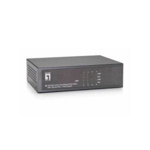 Level One FEP-0812W120 netwerk-switch Fast Ethernet (10/100) Power over Ethernet (PoE) Grijs