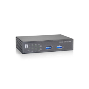 Level One FEP-1600W90 netwerk-switch Fast Ethernet (10/100) Power over Ethernet (PoE) Grijs