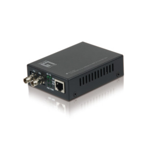 Level One FVT-2002 netwerk media converter 100 Mbit/s 1310 nm Zwart