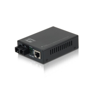 Level One FVT-2201 netwerk media converter 100 Mbit/s 1310 nm Single-mode Zwart