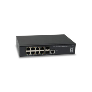 Level One GEL-1061 Managed L2 Gigabit Ethernet (10/100/1000) 19U Zwart