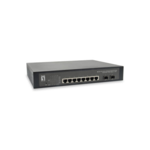 Level One GEP-1070 netwerk-switch Managed L2 Gigabit Ethernet (10/100/1000) Power over Ethernet (PoE) 19U Zwart
