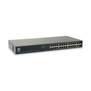 Level One GEP-2651 netwerk-switch Managed L3 Gigabit Ethernet (10/100/1000) Power over Ethernet (PoE) Zwart