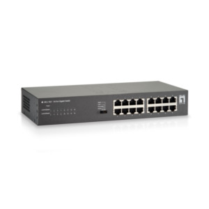 Level One GEU-1621 netwerk-switch Gigabit Ethernet (10/100/1000) Grijs