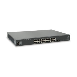 Level One GTL-2881 netwerk-switch Managed L3 Gigabit Ethernet (10/100/1000) Grijs