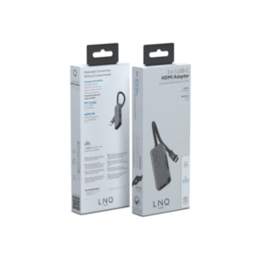 Linq byELEMENTS 4K HDMI Adapter with PD and USB-A