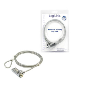 LogiLink Notebook Security Lock w/ Combination 1.5m kabelslot