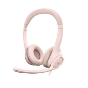 Logitech H390 Headset Bedraad Hoofdband Kantoor/callcenter USB Type-A Roze